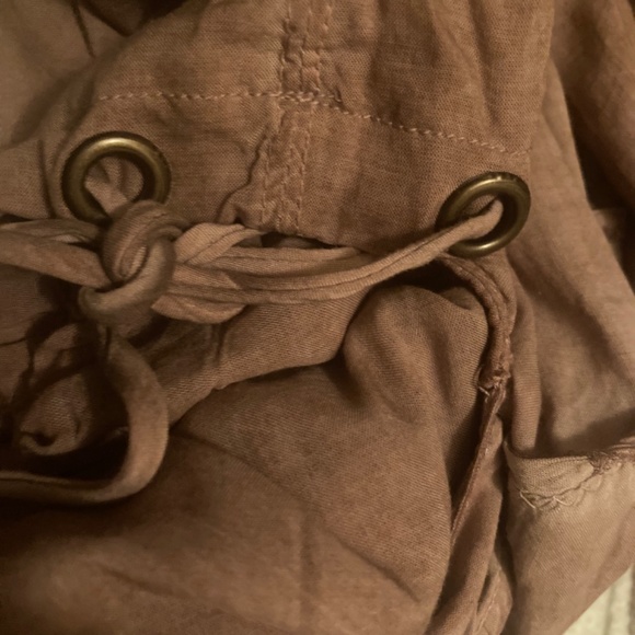 FP Fine Arts Intimatley Rose Mauve Boho Cottage Core Slouch Lightweight Beach XS - Picture 7 of 7